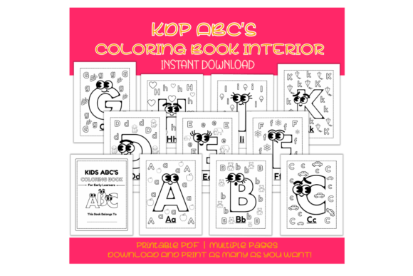 Download KDP ABC's Coloring Book Interior - Coloring book interior Collection
