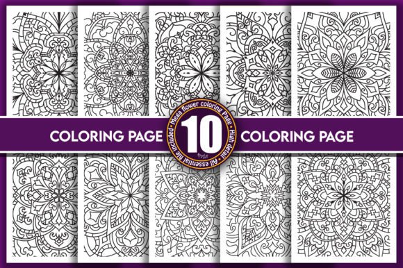 Download Mandala Coloring Book Interior Bundle - Coloring book interior Collection