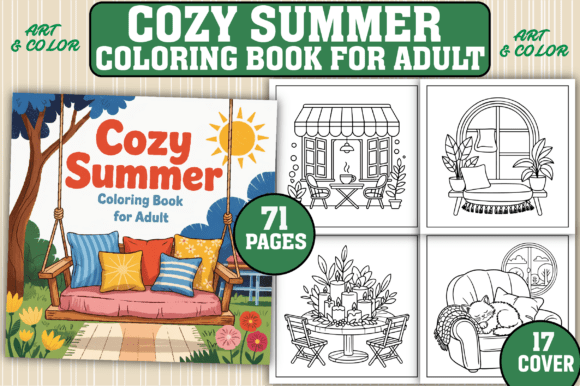 Download 71 Cozy Summer Coloring Pages for Adult - Cozy summer coloring Collection