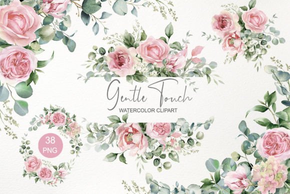 Download Pink Floral Clipart. Watercolor Flowers - Flowers Collection