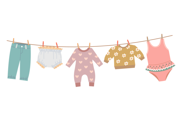 Download Toddler Clothes Drying. Child Textile Ha - Toddler Collection