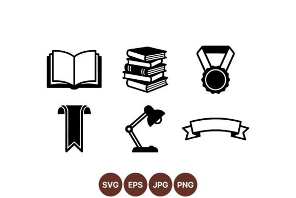 Download Educational Book Icon Clipart Set - Educational book Collection