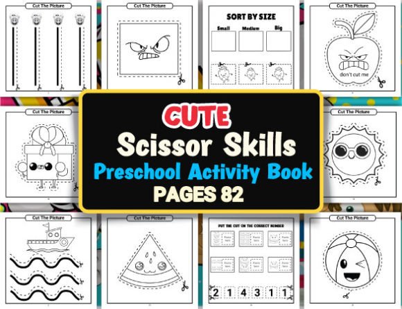 Download Toddler Scissor Skills Activity Book - Toddler Collection